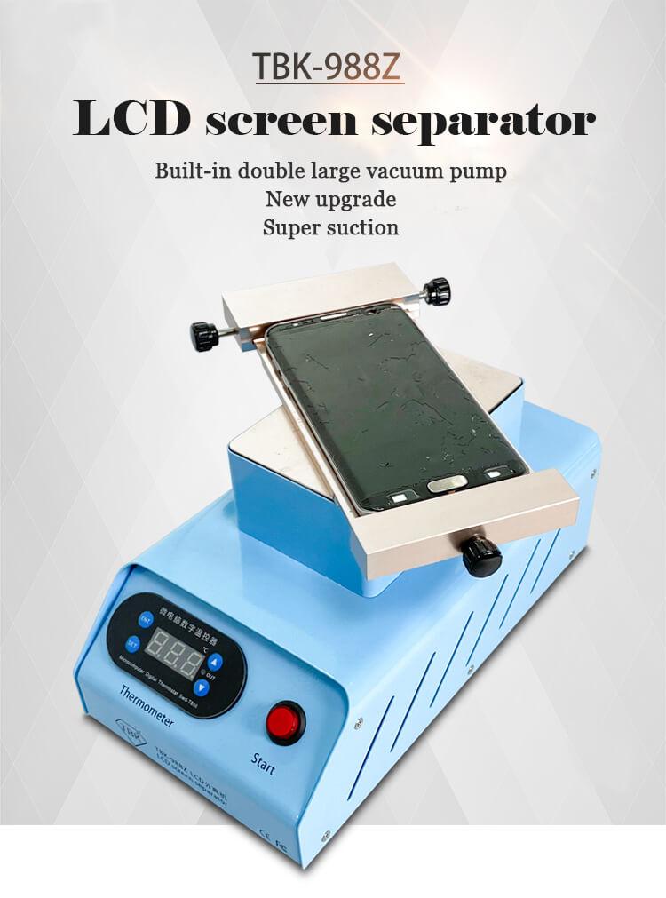 TBK 988Z Automatic LCD Bezel Heating Separator Machine for Flat Curved Screen 3 in 1 - ORIWHIZ