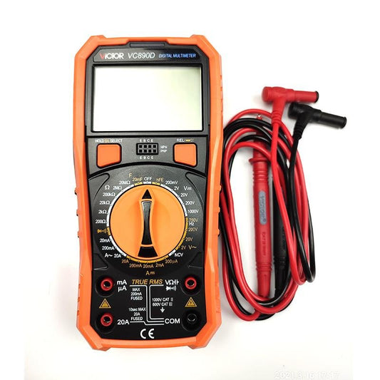 VICTOR VC890D VC890C+ Professional Digital Multimeter True RMS Multimeter 20mF Capacitor 20A Currents Measurement Meter 890C - ORIWHIZ