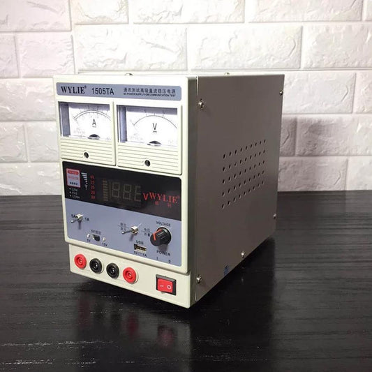 WYLIE 110V 220V Adjustable Probe Type DC Power Supply 15V 5A Repair For Mobile Phone - ORIWHIZ