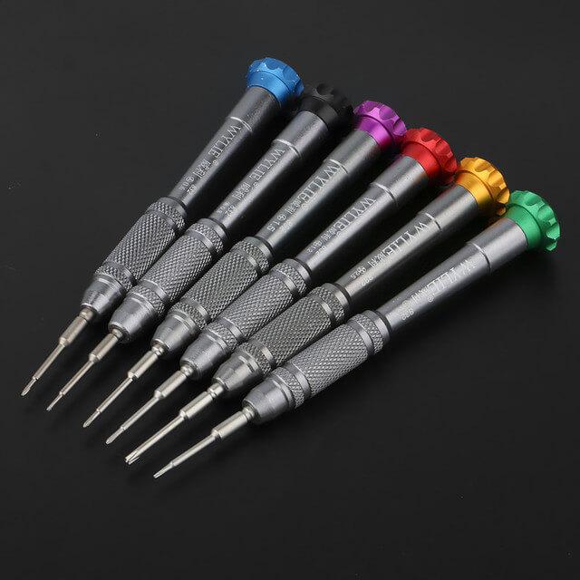 WYLIE 832 Magnetic Phone Repair Screwdriver Carbon Steel Precision Screwdriver Set for mobile phone Repair Tool - ORIWHIZ