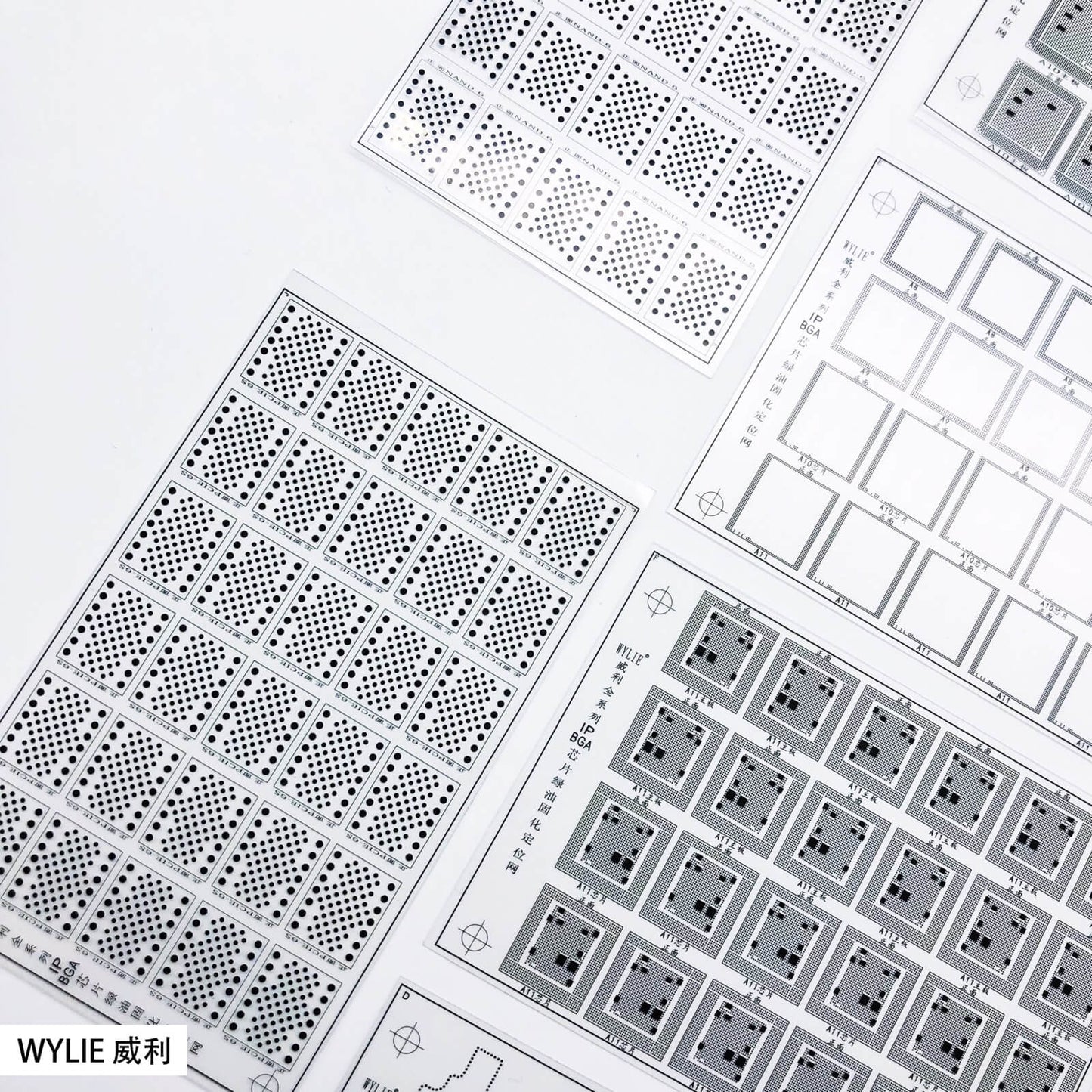 WYLIE green oil net UV lamp curing green oil tin planting board hard disk CPU dropping point touch-up paint pad repair net - ORIWHIZ