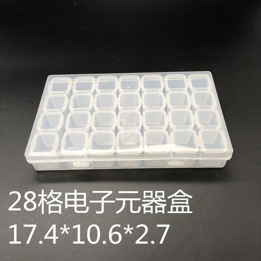 WYLIE transparent detachable component box large storage box For hardware screw parts electronic parts storage - ORIWHIZ