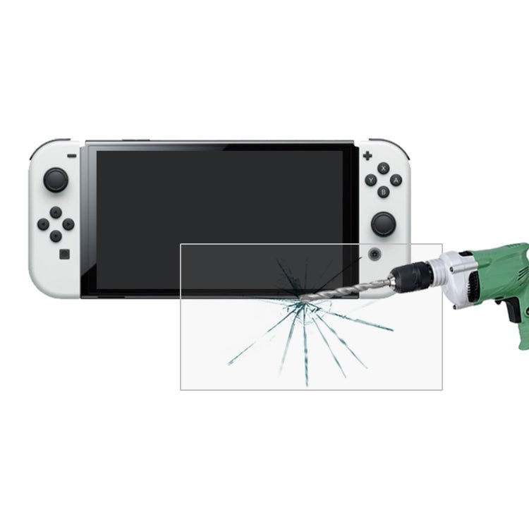 0.26mm 9H 2.5D Tempered Glass Film, For Nintendo Switch OLED (1 PC) - ORIWHIZDIYLooksNintendo AccessoriesNintendo Accessories Tempered Glass