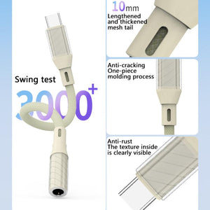 09U - JT Type - C to 3.5mm Earphone Audio Adapter, Type - C to 3.5mm - ORIWHIZ