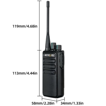 1 Pair RETEVIS RB29 FRS Free - license Two Way Radio Walkie Talkie, RB29 - ORIWHIZConsumer ElectronicsHandheld Walkie TalkieRETEVIS