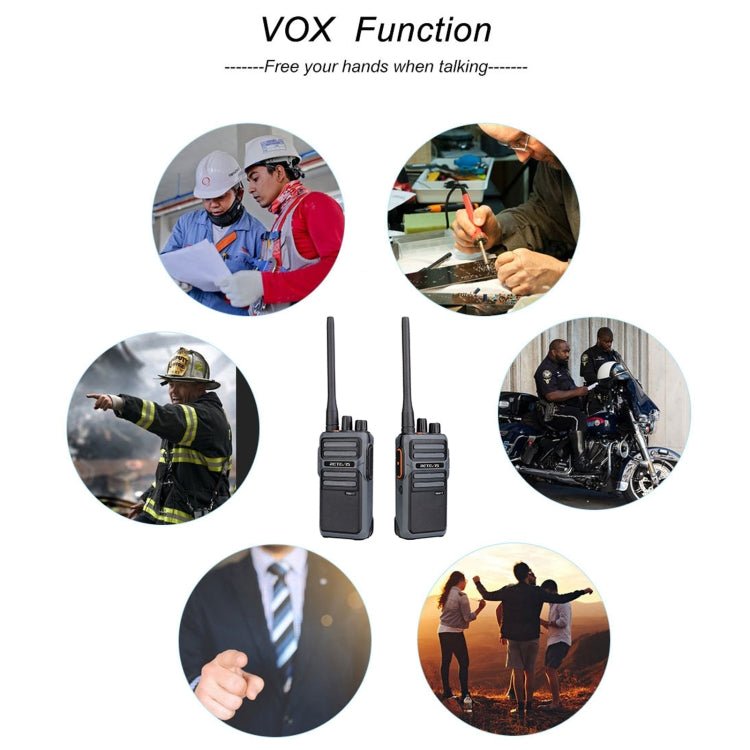 1 Pair RETEVIS RB617 PMR446 16CHS License - free Two Way Radio Handheld Walkie Talkie, EU Plug, RB617 - ORIWHIZConsumer ElectronicsHandheld Walkie TalkieRETEVIS