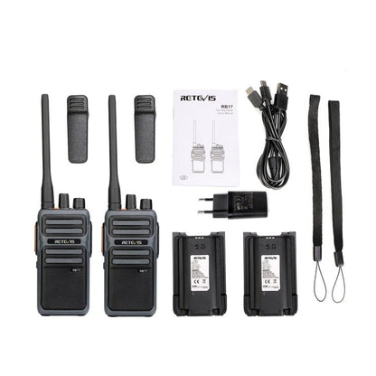 1 Pair RETEVIS RB617 PMR446 16CHS License - free Two Way Radio Handheld Walkie Talkie, EU Plug, RB617 - ORIWHIZConsumer ElectronicsHandheld Walkie TalkieRETEVIS
