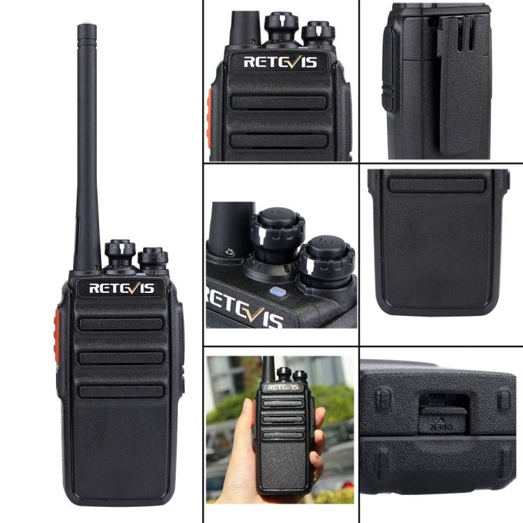 1 Pair RETEVIS RT24 EU Frequency PMR 446/400 - 470MHz 16CHS Two Way Radio Handheld Walkie Talkie, EU Plug, RT24 - ORIWHIZConsumer ElectronicsHandheld Walkie TalkieRETEVIS