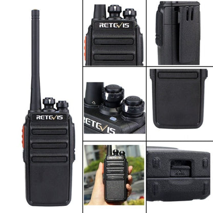 1 Pair RETEVIS RT24 EU Frequency PMR 446/400 - 470MHz 16CHS Two Way Radio Handheld Walkie Talkie, EU Plug, RT24 - ORIWHIZConsumer ElectronicsHandheld Walkie TalkieRETEVIS