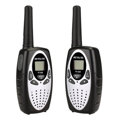 1 Pair RETEVIS RT628 0.5W US Frequency 462.550 - 467.7125MHz 22CHS Handheld Children Walkie Talkie, RT628(White), RT628(Red), RT628(Black) - ORIWHIZConsumer ElectronicsRETEVISWalkie Talkie
