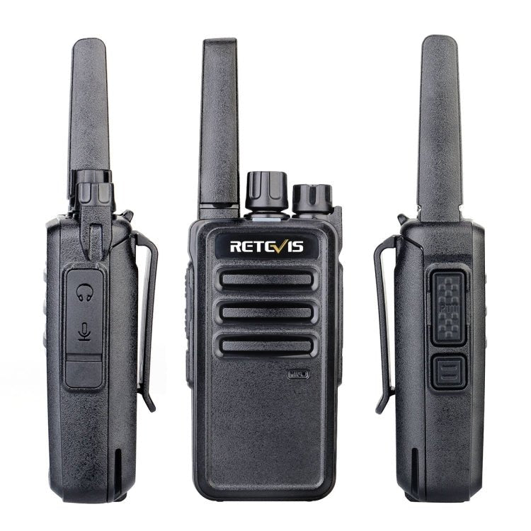 1 Pair RETEVIS RT68 2W 16CHS FRS Two Way Radio Handheld Walkie Talkie, US Plug, RT68 - ORIWHIZConsumer ElectronicsHandheld Walkie TalkieRETEVIS