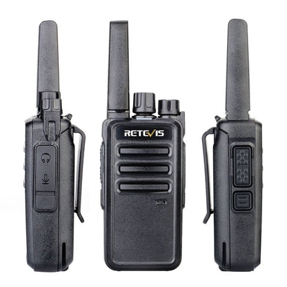 1 Pair RETEVIS RT68 2W 16CHS FRS Two Way Radio Handheld Walkie Talkie, US Plug, RT68 - ORIWHIZConsumer ElectronicsHandheld Walkie TalkieRETEVIS