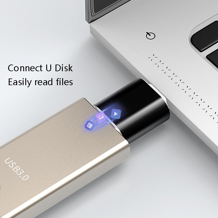 10 PCS USB 3.0 Female to USB - C / Type - C Male OTG Adapte, 10 PCS No Indicator - ORIWHIZ