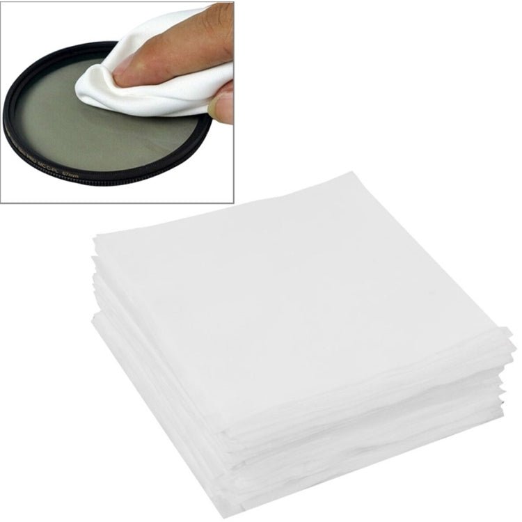 100 PCS 9.8 x 9.8cm Specialized LCD Screen Lens Glasses Cleaning Cloth for Camera / Mobile Phone, 1004 Clean Cloth - ORIWHIZ