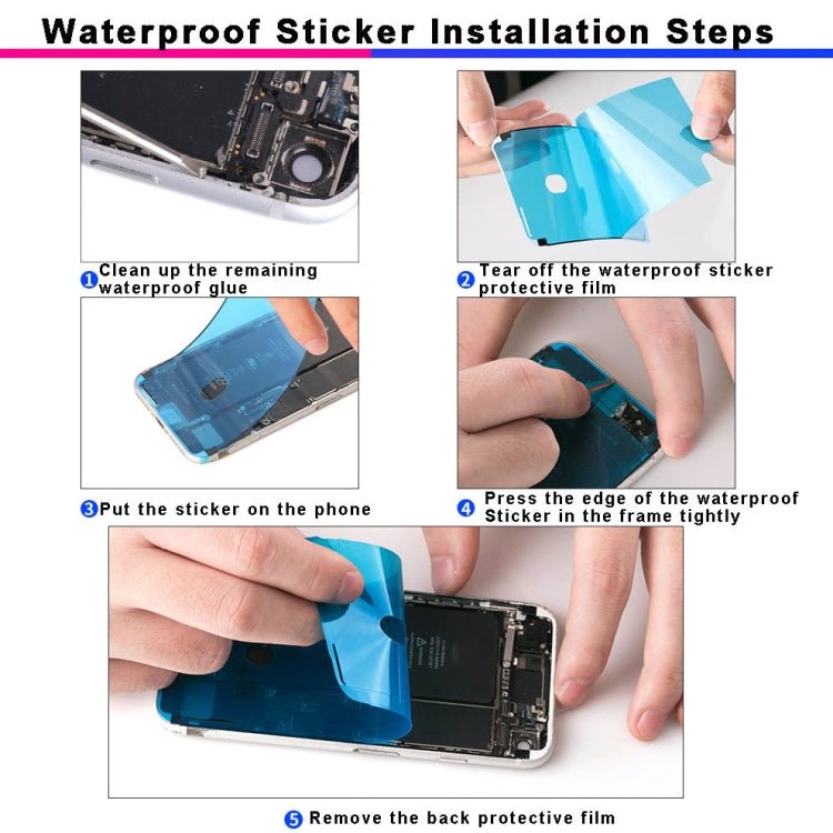 100 PCS Front Housing Adhesive for iPhone 11, 100 PCS for iPhone 11 - ORIWHIZ