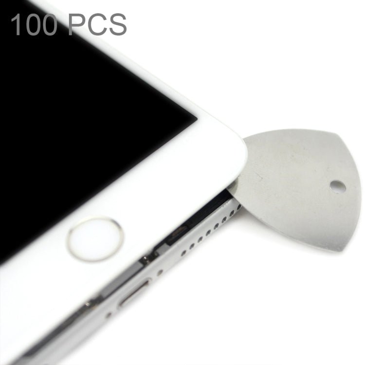 100 PCS JIAFA P8819 Stainless Steel Phone Repair Triangle Opening Picks, P8819 - ORIWHIZ