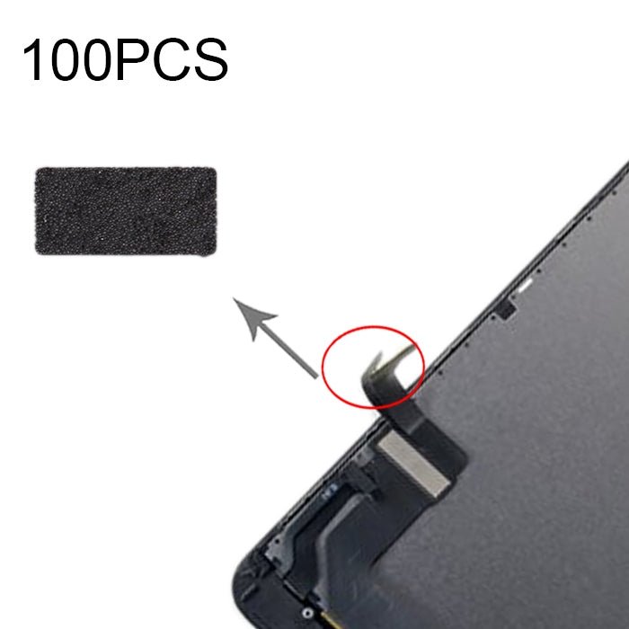 100 almohadillas de algodón para cable flexible de pantalla LCD para iPhone 7 - ORIWHIZ