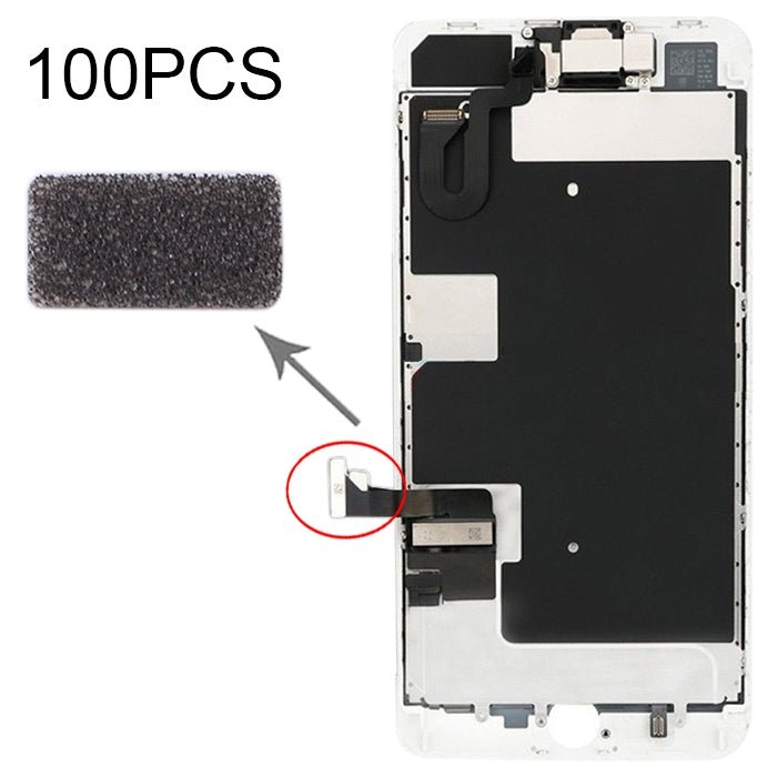 100 PCS LCD Display Stick Cotton Pads for iPhone 8, For iPhone 8 - ORIWHIZ