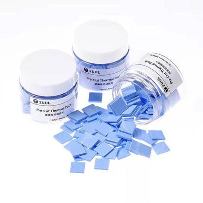 100 PCS/Box 2UUL SC02 Pre - Cut Thermal Silicone Pads 12x12x1.5mm, Silicone Pads - ORIWHIZ