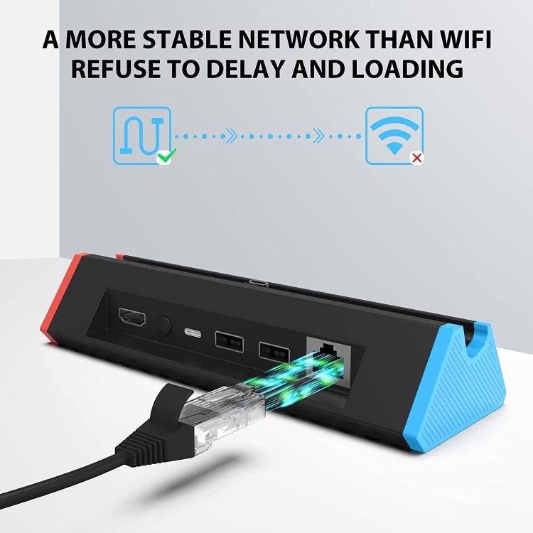 1000Mbs LAN Port 4K HDMI Adapter For Nintendo Switch/Switch OLED (LAN Model), LAN Model - ORIWHIZNintendo AccessoriesNintendo Accessories HolderToys & Hobbies