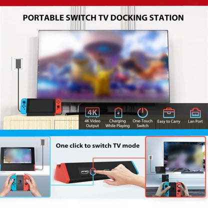 1000Mbs LAN Port 4K HDMI Adapter For Nintendo Switch/Switch OLED (LAN Model), LAN Model - ORIWHIZNintendo AccessoriesNintendo Accessories HolderToys & Hobbies