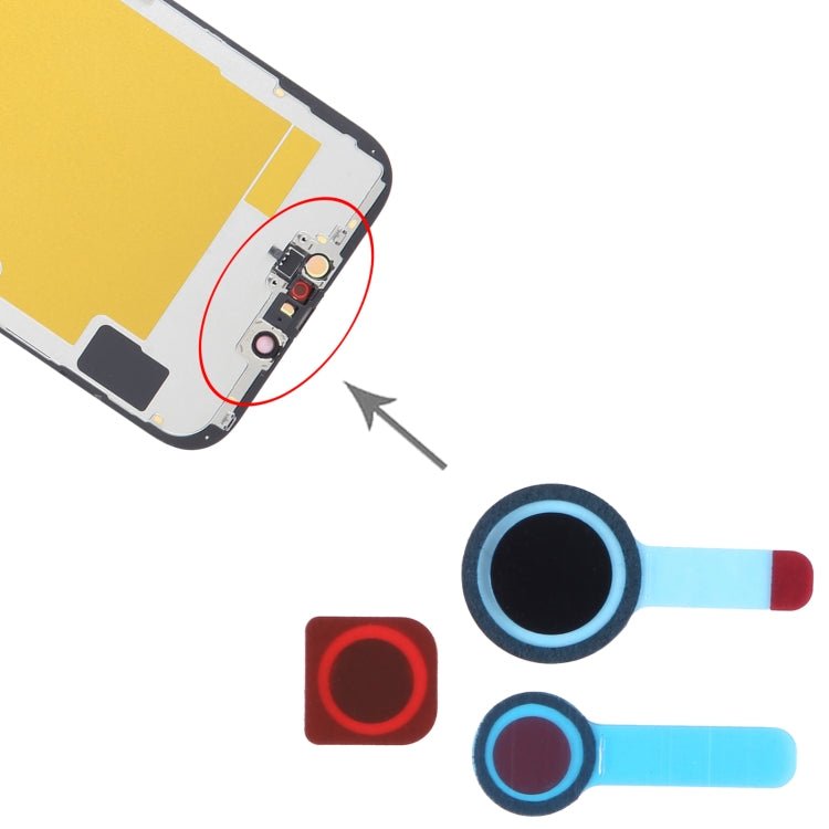 100/Set Front Camera LCD Shading Sealing Sticker for iPhone 14 / 14 Plus, For iPhone 14 / 14 Plus - ORIWHIZ