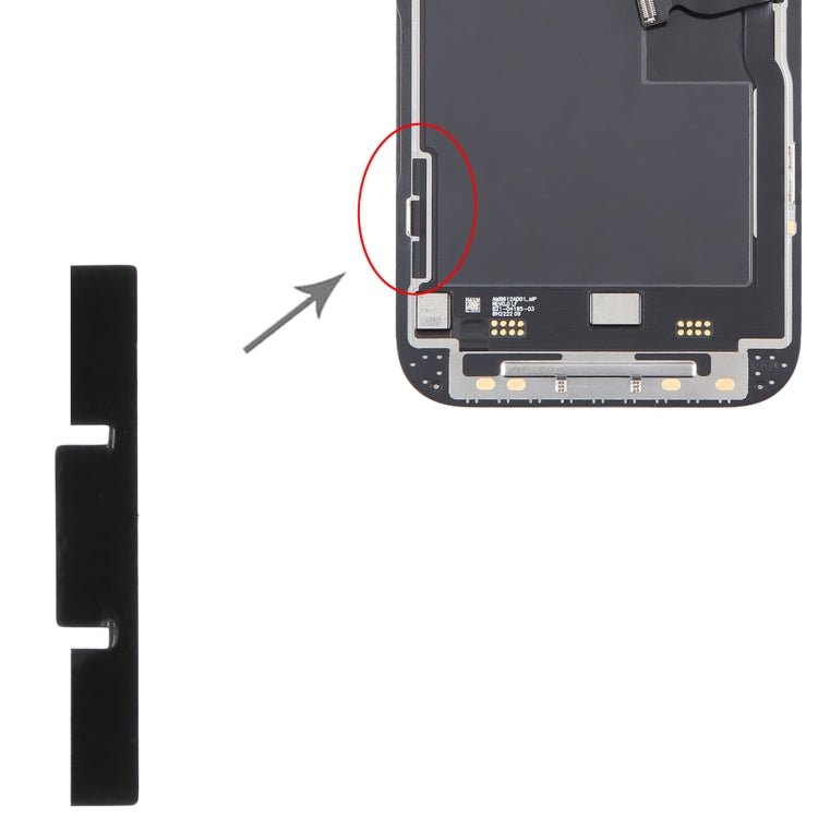 100/Set LCD Bracket Side Adhesive Stickers For iPhone 14 Pro Max / 14 Pro - ORIWHIZ