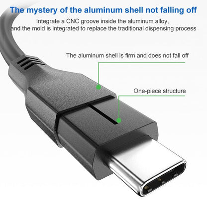 100W USB - C / Type - C 4.0 Male to USB - C / Type - C 4.0 Male Full - function Data Cable for Thunderbolt 3, 0.5m, 0.8m, 1m - ORIWHIZ