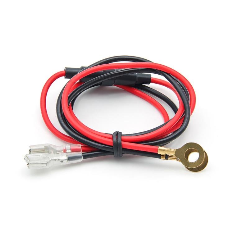 10A 60cm Plug - In Spring O - Type Terminal Power Cable Car Charger Modification Wiring Harness - ORIWHIZCar Replacement PartsDIY CablesIn Car