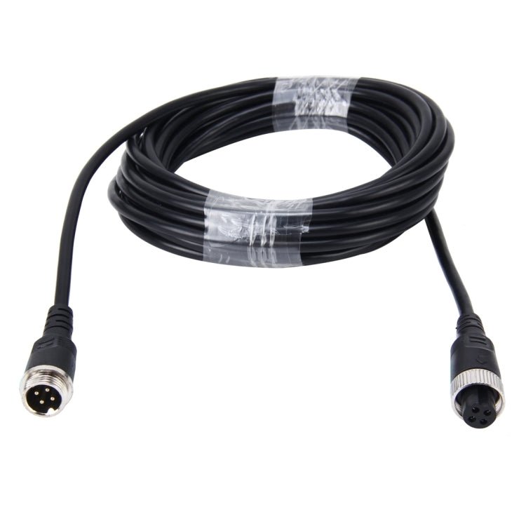10m M12 4P Aviation Connector Video Audio Extend Cable for CCTV Camera DVR, 10m - ORIWHIZCar Replacement PartsDIY CablesIn Car
