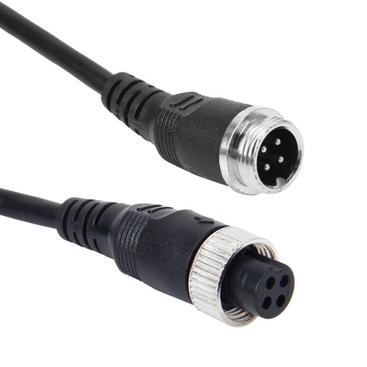 10m M12 4P Aviation Connector Video Audio Extend Cable for CCTV Camera DVR, 10m - ORIWHIZCar Replacement PartsDIY CablesIn Car
