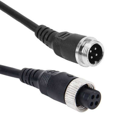 10m M12 4P Aviation Connector Video Audio Extend Cable for CCTV Camera DVR, 10m - ORIWHIZCar Replacement PartsDIY CablesIn Car