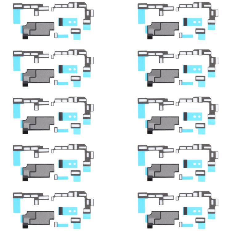 10sets Mainboard Heat Sink Sticker + FPC Sponge Foam Pads, For iPhone 16 Pro Max, For iPhone 16 Pro, For iPhone 16 Plus, For iPhone 16 - ORIWHIZ