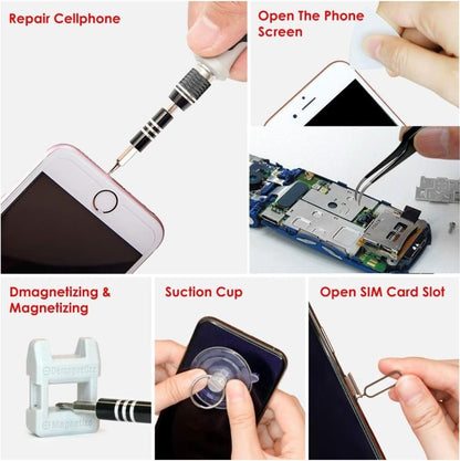 110 in 1 Magnetic Plum Screwdriver Mobile Phone Disassembly Repair Tool, 110 in 1 - ORIWHIZ