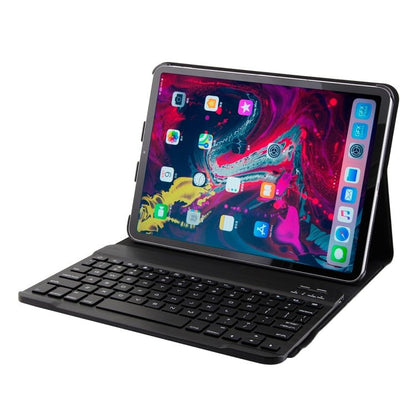 1130B Detachable Bluetooth 3.0 ABS Brushed Texture Keyboard + Lambskin Texture Leather Tablet Case for iPad Pro 11 inch (2018), with Three - gear Adjustment / Magnetic / Sleep Function, 1130B - ORIWHIZApple AccessoriesiPad KeyboardiPad Keyboard For iPad Pro
