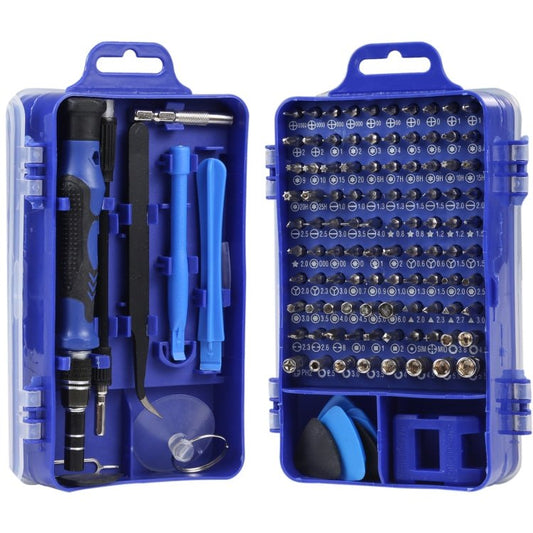 115 in 1 Screwdriver Repair Tools Kit, Plastic Handle - ORIWHIZ