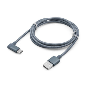 1.2m 2A 90 Copper Wires Woven Elbow USB - C / Type - C 3.1 to USB 2.0 Data / Charger Cable - ORIWHIZ