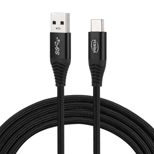 1.2m Nylon Braided Cord USB to Type - C Data Sync Charge Cable with 110 Copper Wires, Support Fast Charging - ORIWHIZ