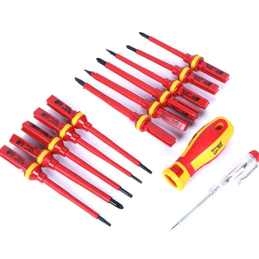 13 in 1 VDE Industrial Telecommunications High Pressure Resistant Screwdriver Set Apple Phone Repair Tool Screwdriver, 13 in 1 - ORIWHIZ