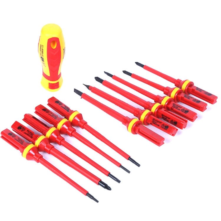 13 in 1 VDE Industrial Telecommunications High Pressure Resistant Screwdriver Set Apple Phone Repair Tool Screwdriver, 13 in 1 - ORIWHIZ