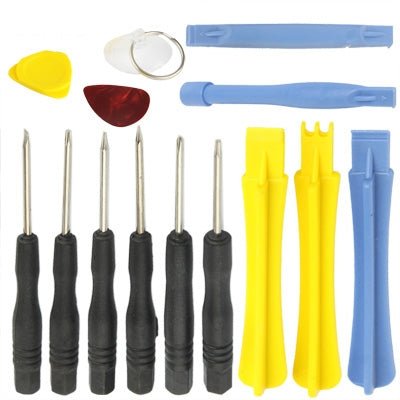 14 in 1 (Screwdrivers + Plastic Opening Tools) Professional Premium Precision Phone Disassembly Tool, 14 in 1 - ORIWHIZ