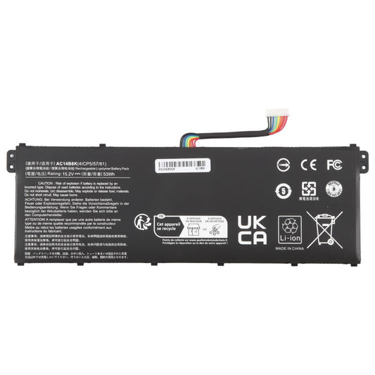 15.2V 53Wh Laptop Batteries For Acer ES1 - 311 A515 - 51G swift 3 sf314 - 51 52 53 N17P3 AC14B8K, For Acer ES1 - 311 A515 - 51G swift 3 sf314 - 51 - ORIWHIZBatteriesMobile PartsOthers