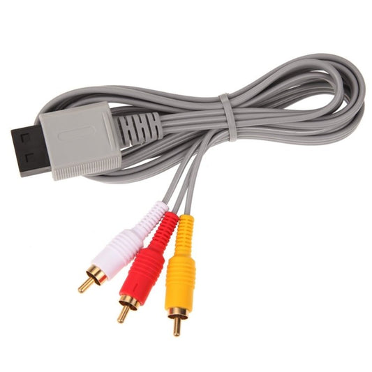 1.8m Component cable Audio Video AV Composite 3 RCA Cable for sharpest video Main 480p video output for Nintendo Wii console, For PS1 / PS2 1.8m - ORIWHIZSony AccessoriesSony Accessories Adapter & CablesToys & Hobbies