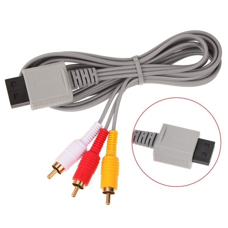 1.8m Component cable Audio Video AV Composite 3 RCA Cable for sharpest video Main 480p video output for Nintendo Wii console, For PS1 / PS2 1.8m - ORIWHIZSony AccessoriesSony Accessories Adapter & CablesToys & Hobbies