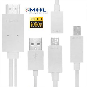 1.8m Multi Use Micro USB MHL to HDMI HDTV Adapter Cable, Support 1080P Full HD Output, S - WMCS - 1234B, S - WMCS - 1234G, S - WMCS - 1234M, S - WMCS - 1234RG, S - WMCS - 1234TT, S - WMCS - 1234W, S - WMCS - 1234Y - ORIWHIZ