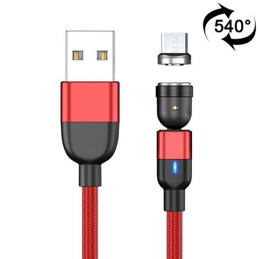 1m 3A Output USB to Micro USB 540 Degree Rotating Magnetic Data Sync Charging Cable, 1m Micro USB - ORIWHIZ