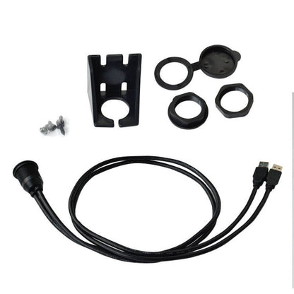 1m Flush Mount USB 3.0 Dock Car Ship Motorcycle Dashboard Panel Male to Female Data Waterproof Extension Cord, For Cable Length: 1m - ORIWHIZCar Replacement PartsDIY CablesIn Car