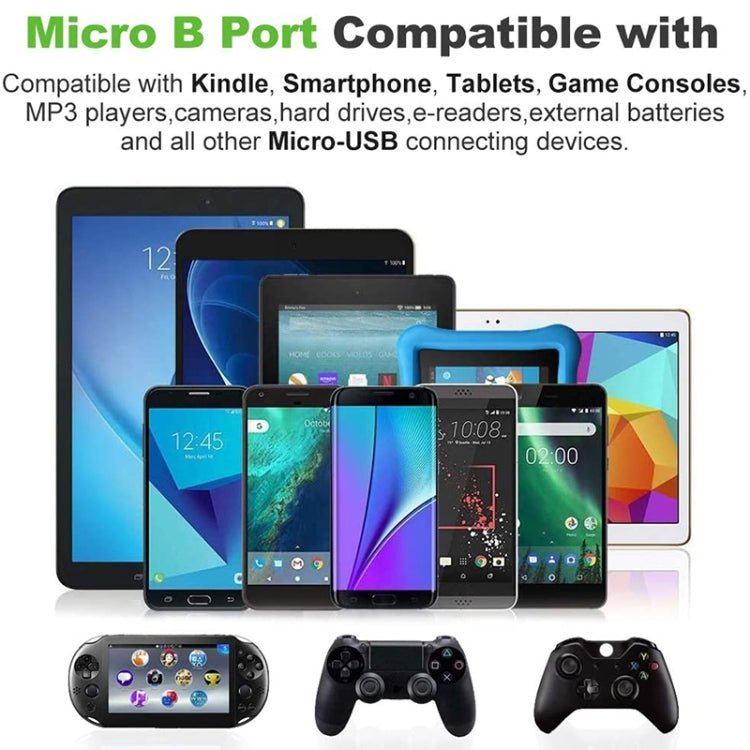1m Net Style High Quality Metal Head Micro USB to USB Data / Charging Cable - ORIWHIZ