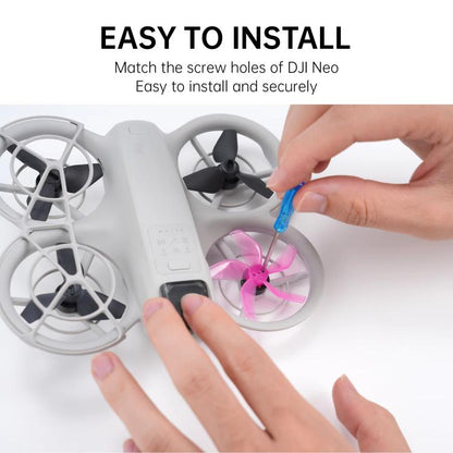 1pair For DJI Neo RCSTQ Drone 5 Blade Paddle Quick Release Replacement Blade - ORIWHIZDIY PropellerDJI & Insta360 AccessoriesDJI Neo Accessories