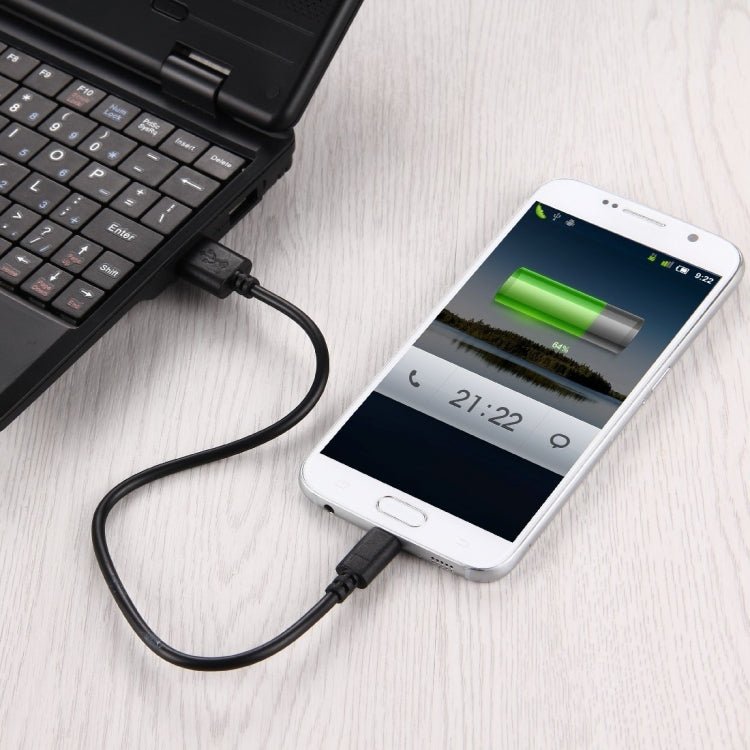 2 Cores 20 Copper Wires Micro USB to USB 2.0 Charging Cable, Cable Length: About 30cm - ORIWHIZ